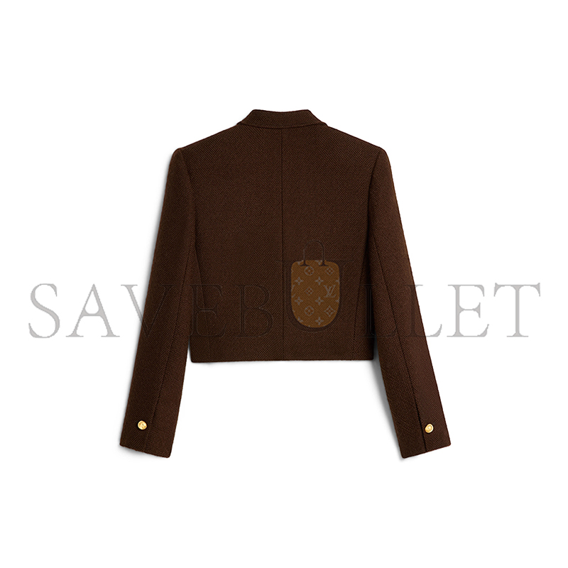 CELINE VIVIENNE JACKET IN WOOL TWEED 
